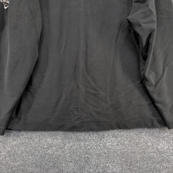 Callaway Golf Mens FedEx ICBOD 1/4 Zip Jacket Black Size L Embroidered Logo - Picture 10 of 16